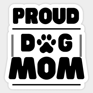 full time dog mom Sticker